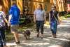walkers enjoying the Heritage Rail Trail