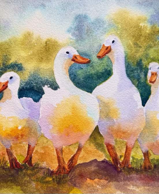 Canvas and Color: Watercolor Reimagined