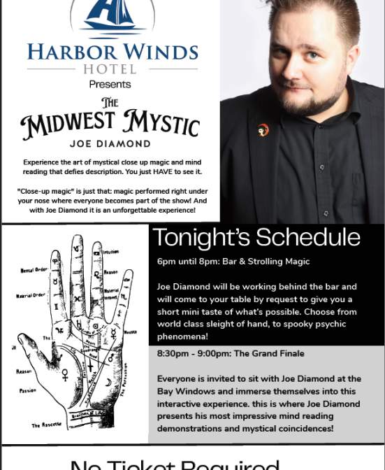 The Lounge Welcomes: Joe Diamond: The Midwest Mystic