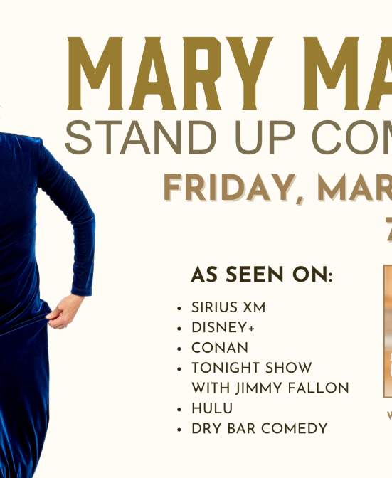 Comedian Mary Mack - PG13 Comedy Night!