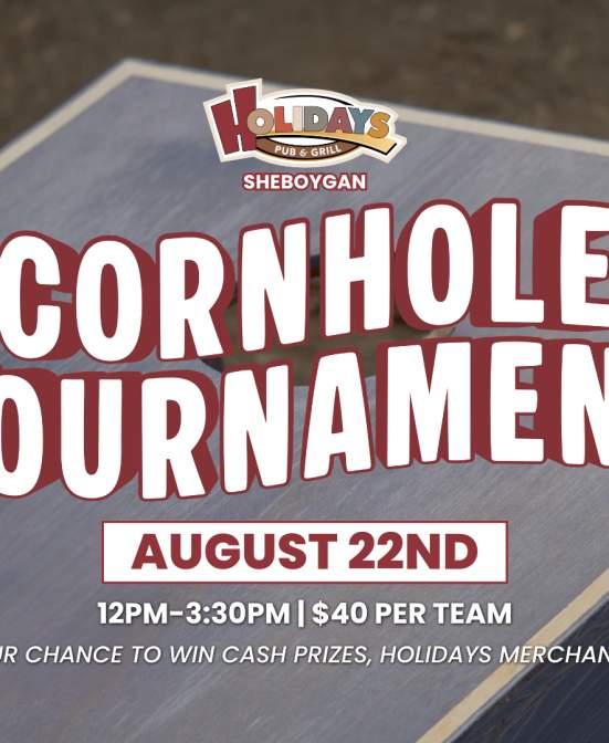 Cornhole Tournament at Holidays Pub and Grill