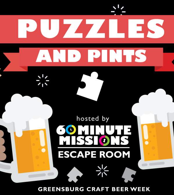 Puzzles & Pints at Invisible Man Brewing