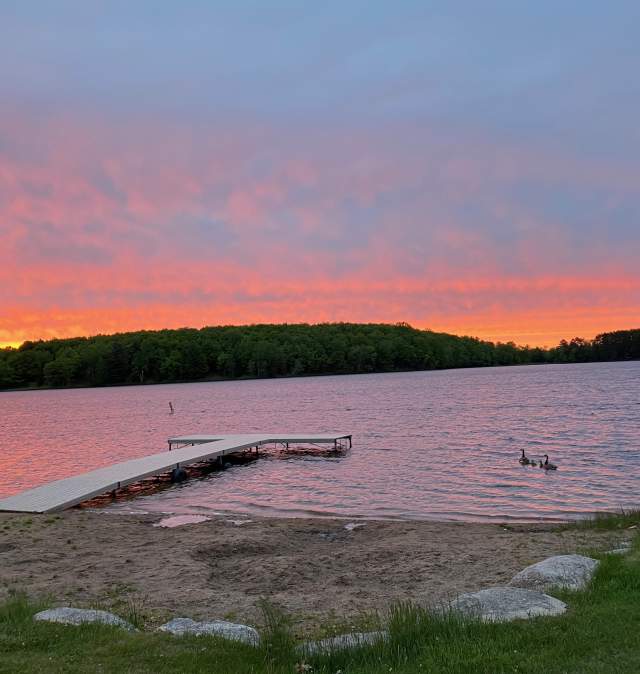 Maple Lake Sunset