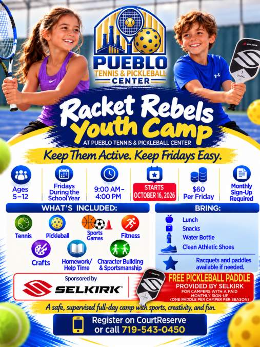 Racket Rebels Friday Kids Camp