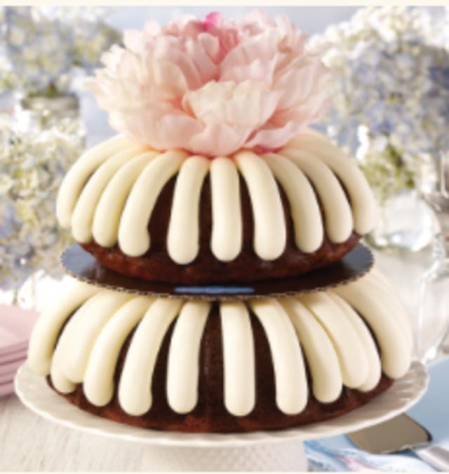 Nothing Bundt Cakes - Celebrate your special day with a cake that tastes as  good as it looks. 💓 A stunning Tiered Bundt Cake is sure to make any  wedding reception sweeter!