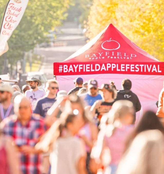 Bayfield Apple Festival Tent Header