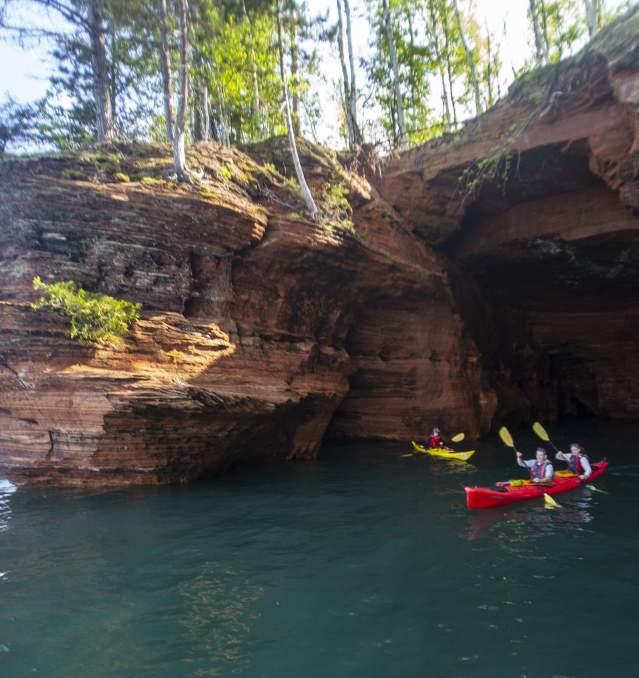 Kayaking-Sea caves