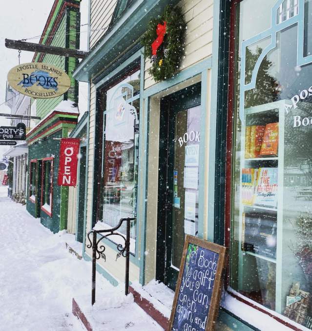 Downtown Bayfield, Winter