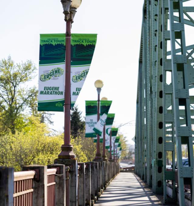 TrackTown - Event Pole Banners