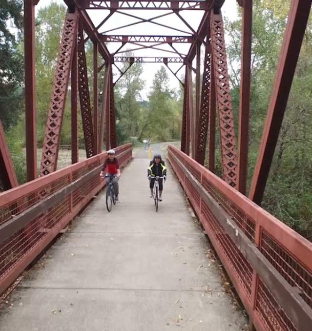 Cycling the "Stand By Me" Movie Bridge by Eugene, Cascades & Coast