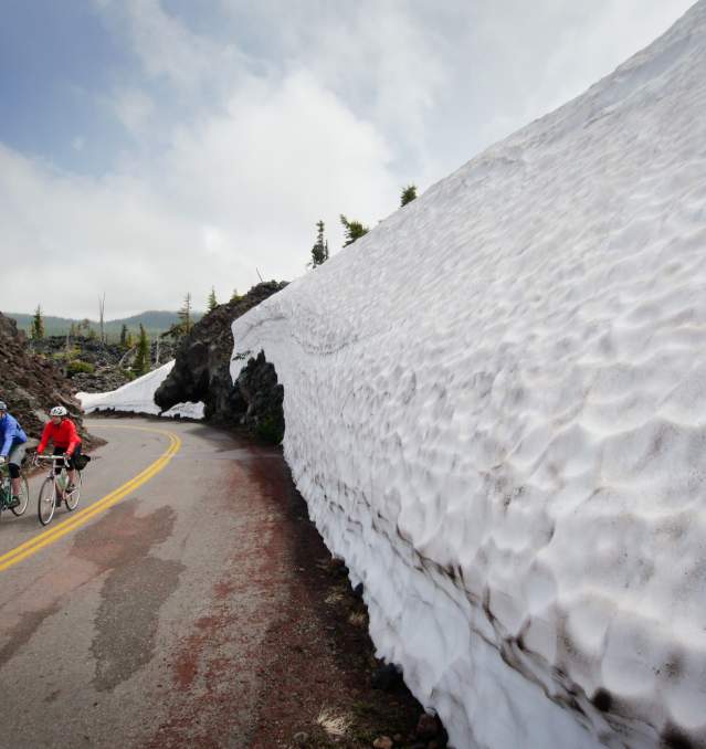 When is McKenzie Pass Hwy 242 Open for Cycling?