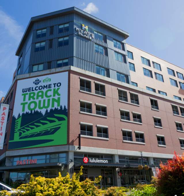 TrackTown Banner - Hyatt Place
