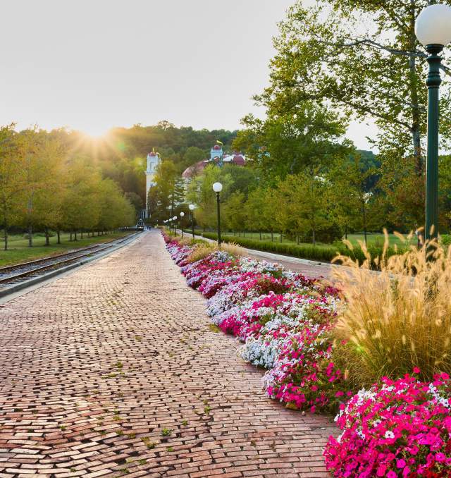 West Baden Springs Hotel flowers
