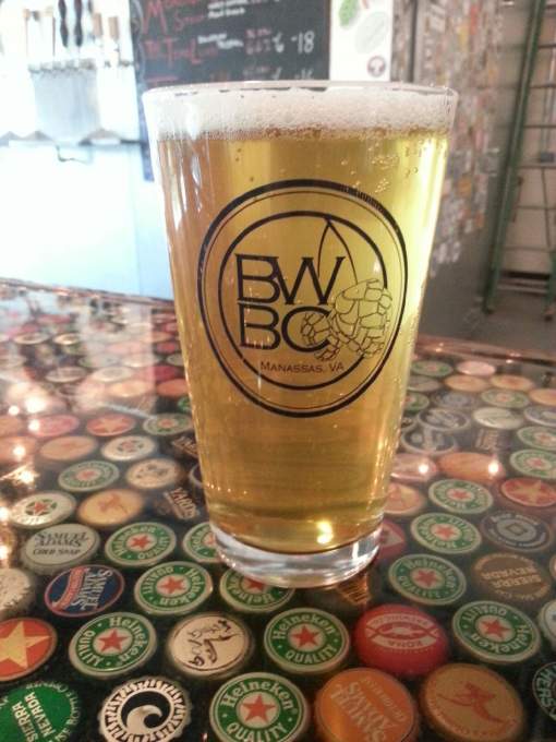 A glass of beer