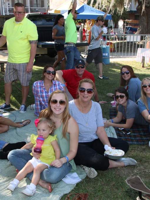 Families at The Wooden Boat Festival in Madisonville