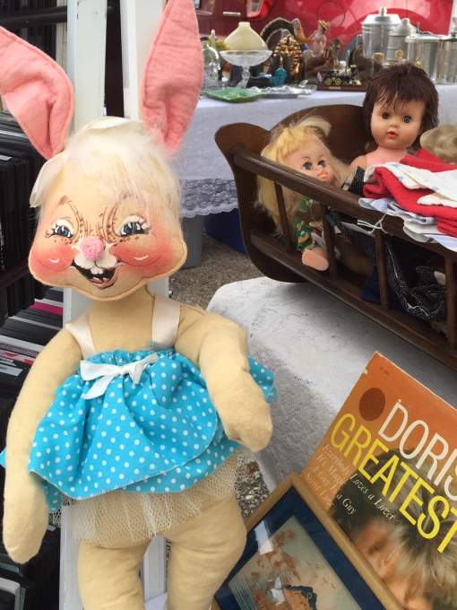 Antiques fairs on the Northshore - vintage rabbit doll
