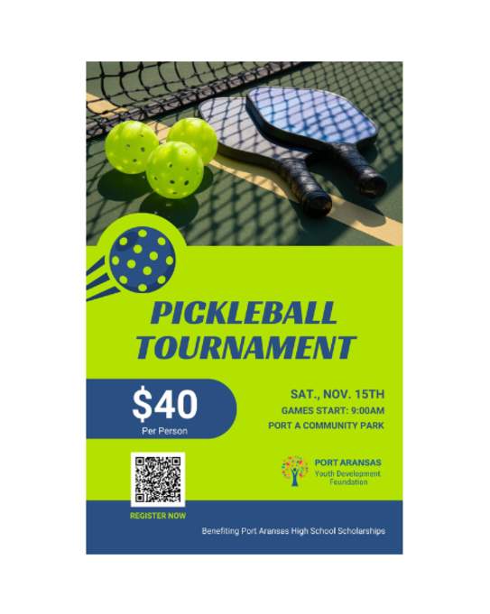 Port A YDF Fall Pickleball Tournament