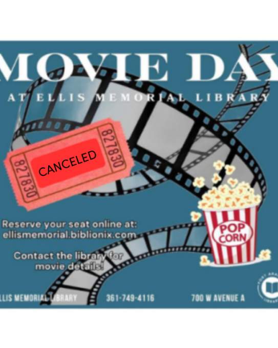 Movie Day @ Ellis Memorial Library Book