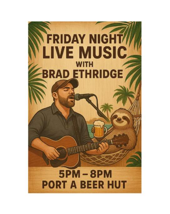 Brad Ethridge @ Port A Beer Hut
