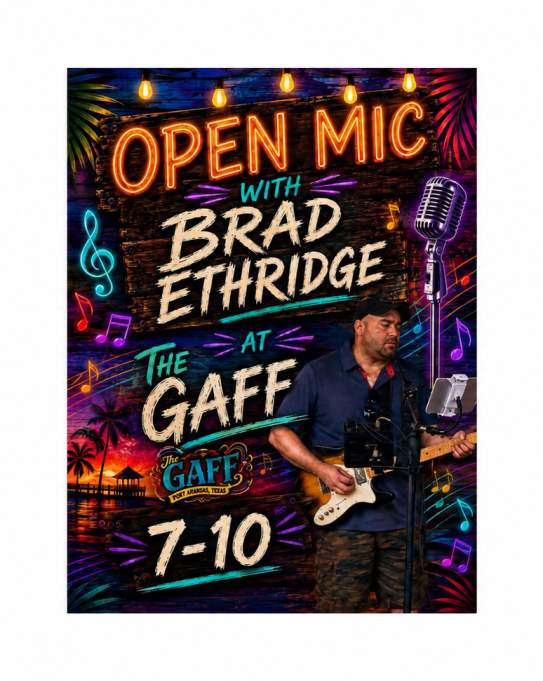Open Mic w/ Brad Ethridge @ The Gaff