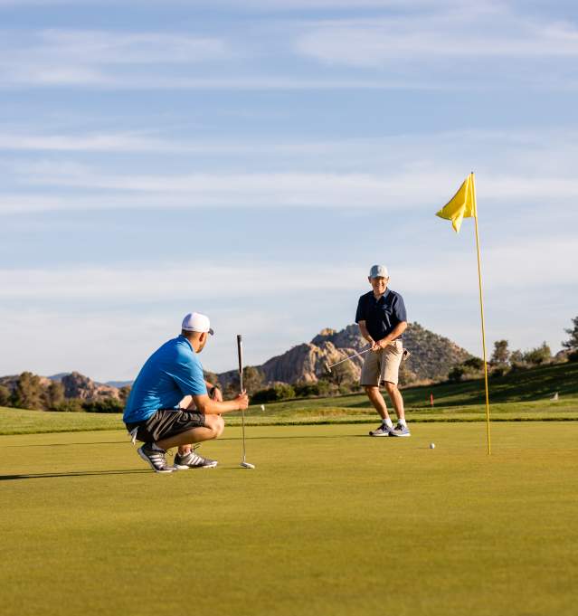 Golfers on Antelope Hills Golf Course - Experience Prescott