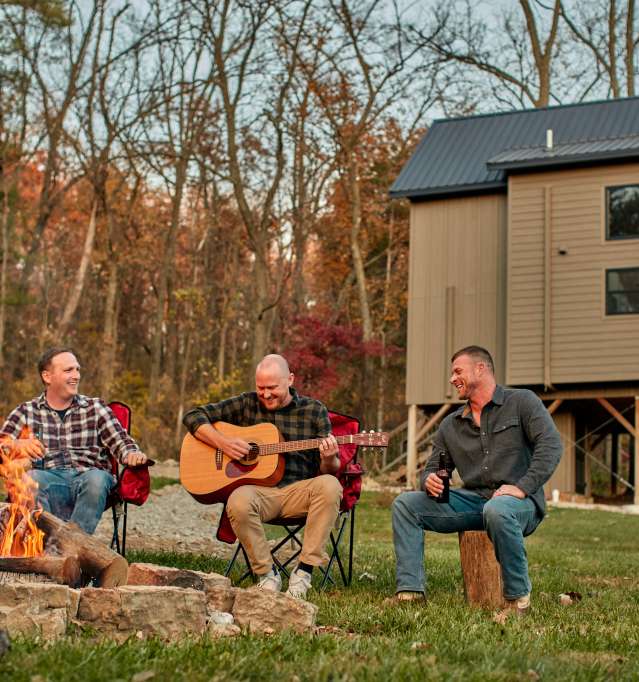 Guys getaway to Galena Country, Arrowhead Treehouse in Elizabeth, IL