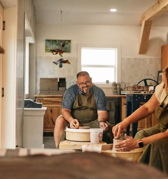 Pottery Making Class at Burnt Sienna Gallery
