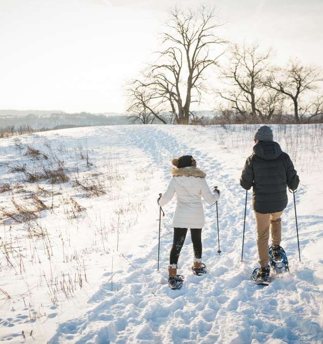 Casper Bluff in winter Galena Country