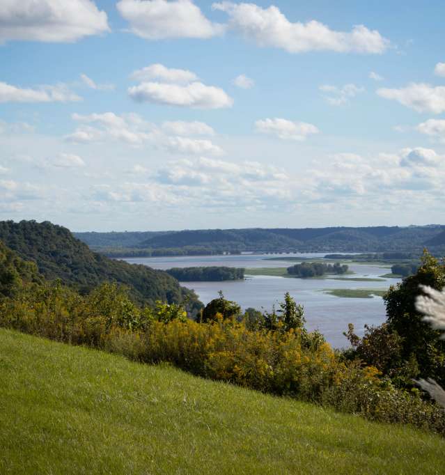 Scenic view of Chestnut Mountain