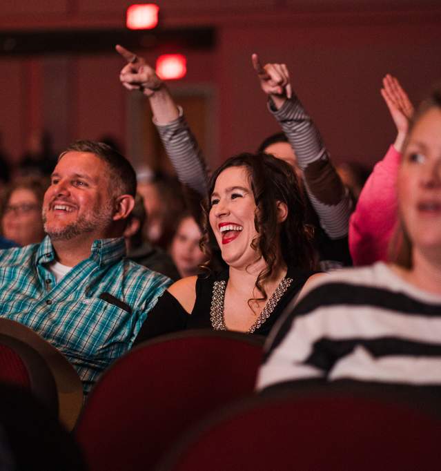 People enjoying a concert at State Theater