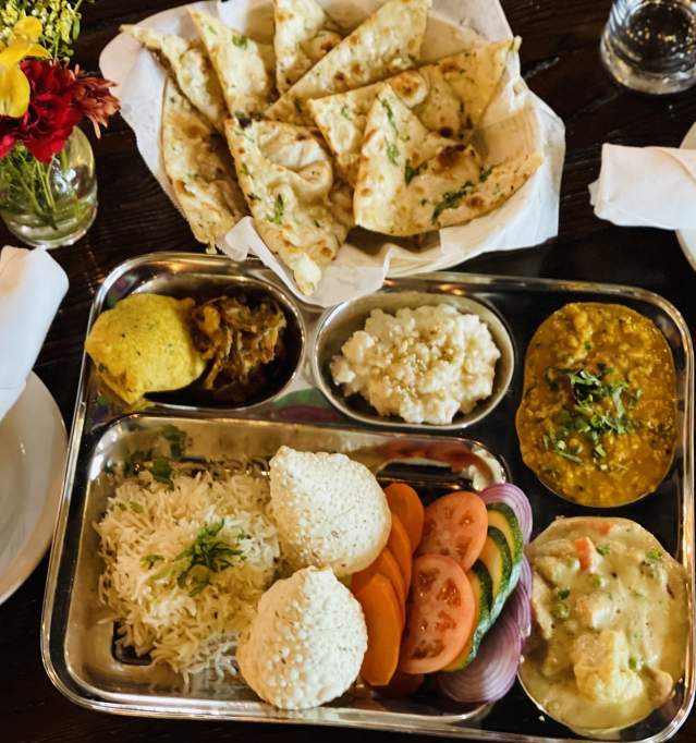 Thali from Bombay Central