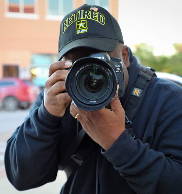 Chris with his camera