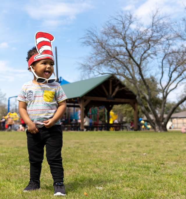 Dr Suess Kid in Park