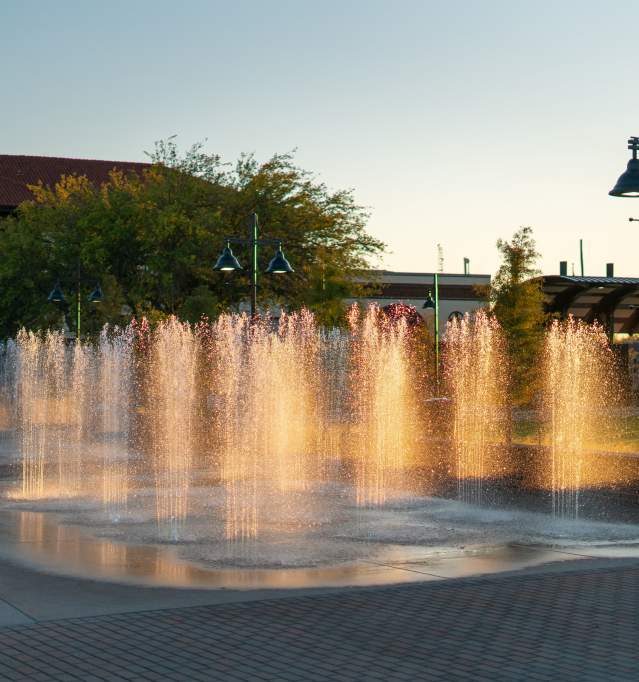 Fountains on the Plaza