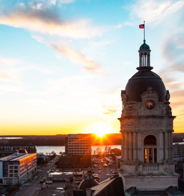 Contact Us - Courthouse - Sunset