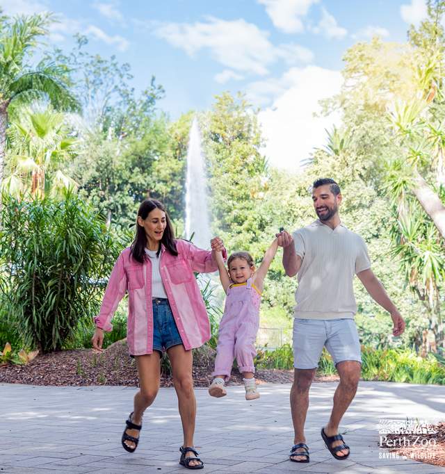 Family at Perth Zoo