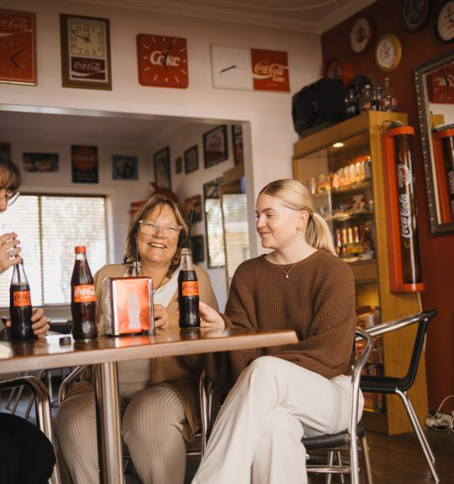 Group of girls at Toodyay Bakery