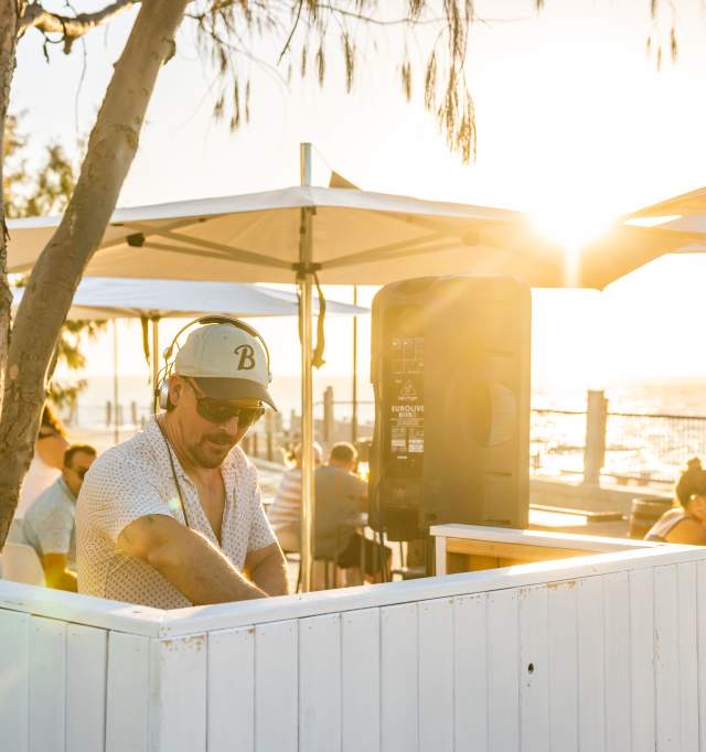 DJ at the beach in Wanneroo