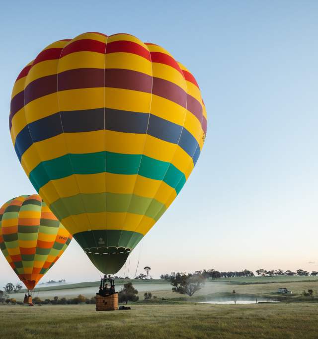 Hot air ballooning, Avon Valley