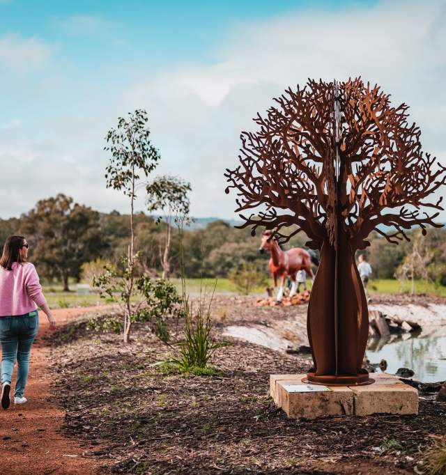 Outdoor art trail at Swan Valley Station, Swan Valley