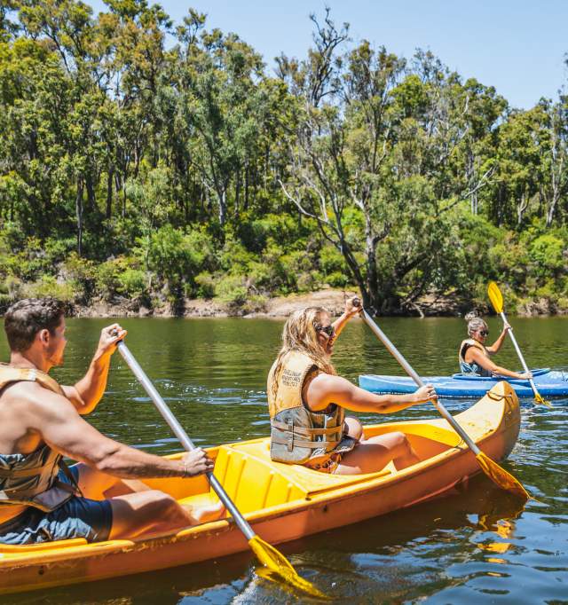 Kayak the waterways near Dwellingup