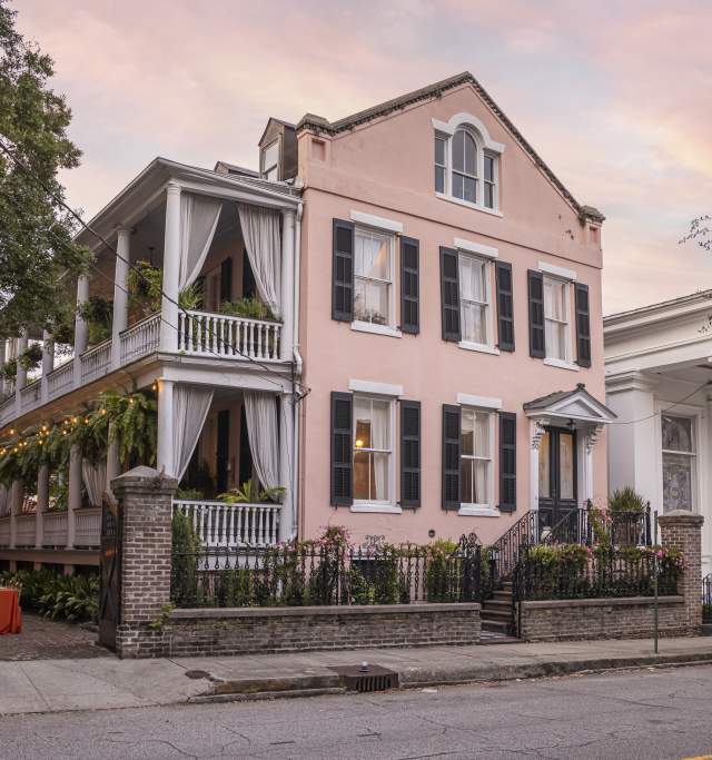 Parsonage at Sunset