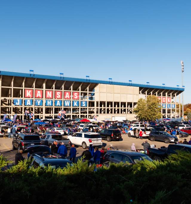 Tailgating in Lawrence, Kansas