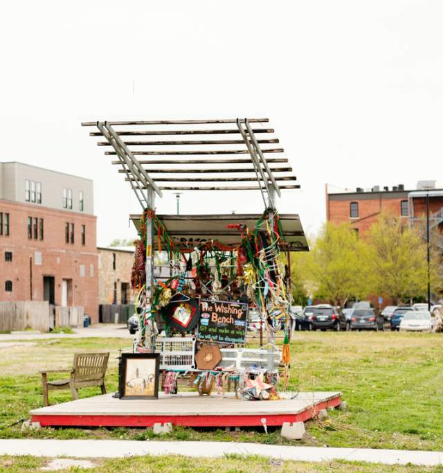 Wishing Bench in Lawrence Kansas