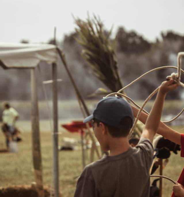 Kids Lasso Horses