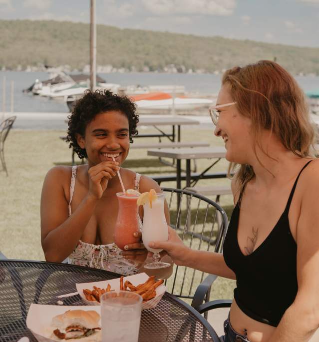 Two Girls at Beachcomber