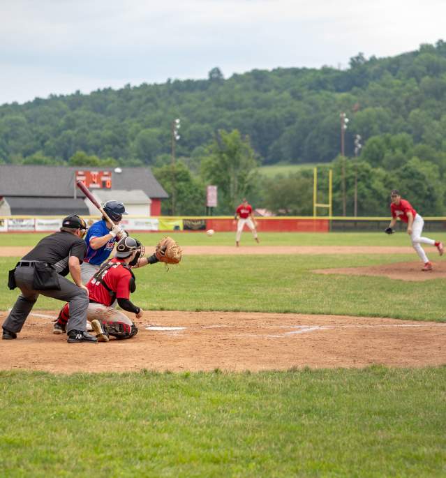 Playing Baseball Dansville Gliders
