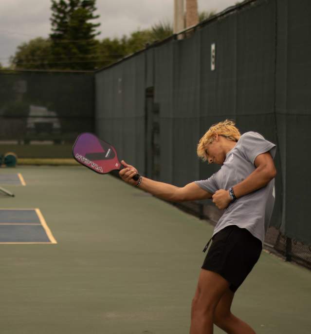 Playing Pickleball