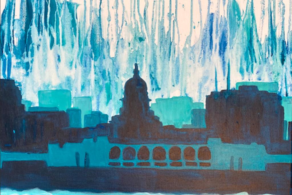 PAINT & SIP Madison Skyline *You Choose Color Madison, WI