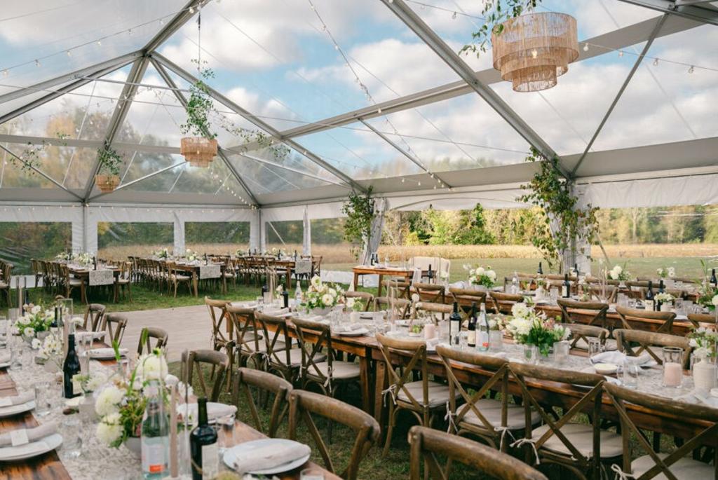 Clear Top Tent Experience with Fully Curated Event Details